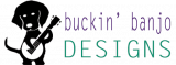 Buckin’ Banjo Design Logo